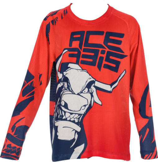 Acerbis джерси десткое MX J-WINDY THREE KID VENTED Red/Blue, L pitbikemarket.ru