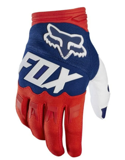 Перчатки мото FOX №11 Red/Blue (L) pitbikemarket.ru