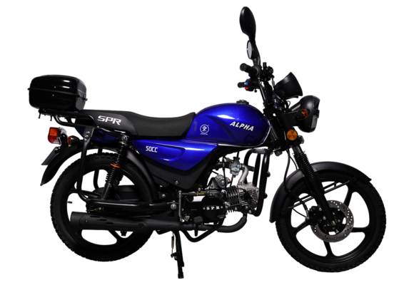Мопед SPRMOTORS Alpha NEW (Синий) pitbikemarket.ru