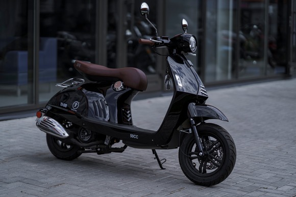 Скутер SPRMOTORS Vespa (Черный) pitbikemarket.ru
