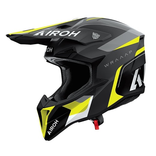 Шлем Airoh WRAAAP CONQUER Yellow Matt, XXS pitbikemarket.ru