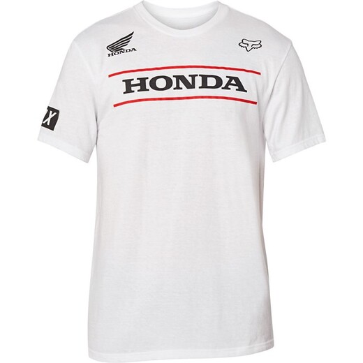 Футболка Fox Honda SS Tee Взрослый, L, белый, 2020 (26017-190-L) pitbikemarket.ru