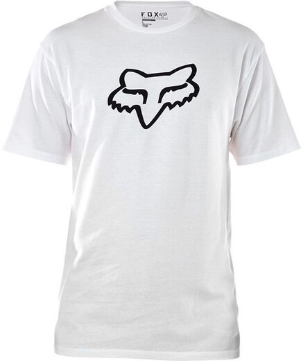Футболка Fox Legacy Fox Head SS Tee Взрослый, S, белый, 2020 (24577-190-S) pitbikemarket.ru