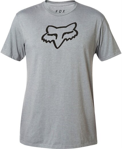 Футболка Fox Legacy Fox Head SS Tee Взрослый, L, серый, 2020 (24577-185-L) pitbikemarket.ru