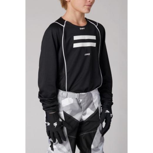 Мотоджерси подростковая Shift White Label G.I. Fro Youth Jersey Black, YS, 2021 (26386-001-YS) pitbikemarket.ru