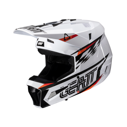 Мотошлем подростковый Leatt Moto 3.5 Helmet Kit (White, M, 2026 (1025450160)) pitbikemarket.ru