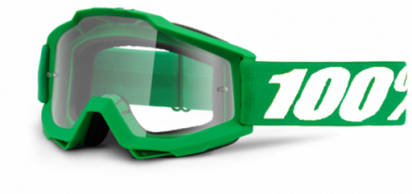 Очки кроссовые 100% STRATA MX Replica Green pitbikemarket.ru