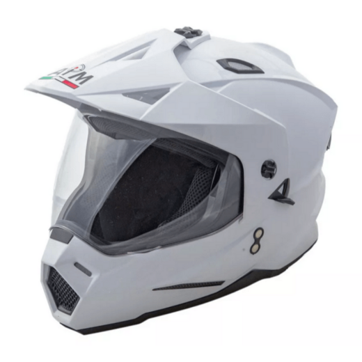 Шлем детский AiM JK802Y White Glossy, Y/M pitbikemarket.ru
