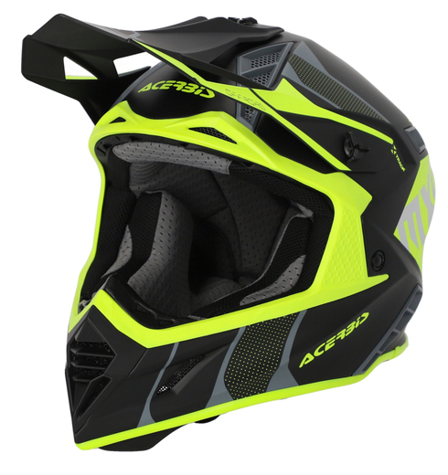 Шлем Acerbis LINEAR 22-06 Black/Fluo-Yellow, L pitbikemarket.ru