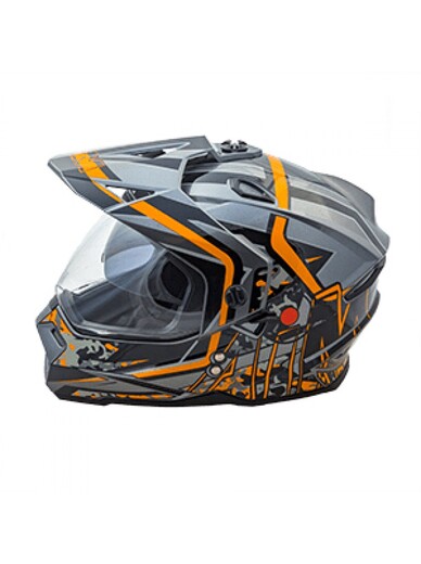 Шлем AiM JK802S Orange/Grey/Black, L pitbikemarket.ru