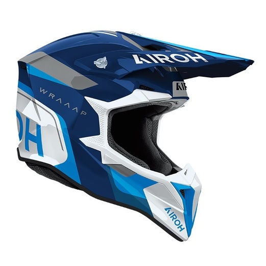 Шлем Airoh WRAAAP CONQUER Blue Gloss, M pitbikemarket.ru