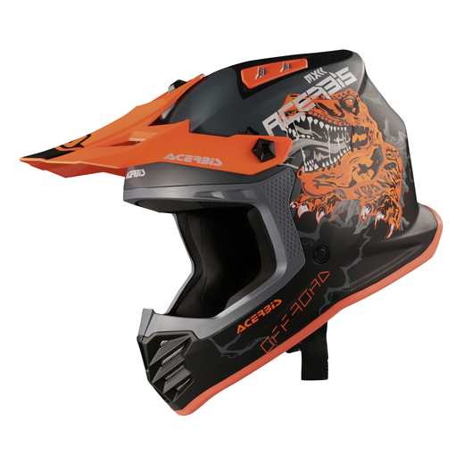 Шлем детский Acerbis PROFILE JUNIOR Nero/Arancio, L (51-52) pitbikemarket.ru