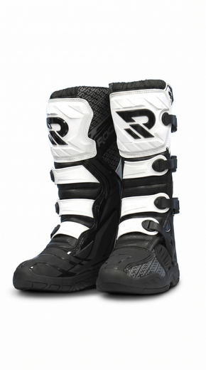 Мотоботы ROCKOT RX9, белый/черный, 44 pitbikemarket.ru