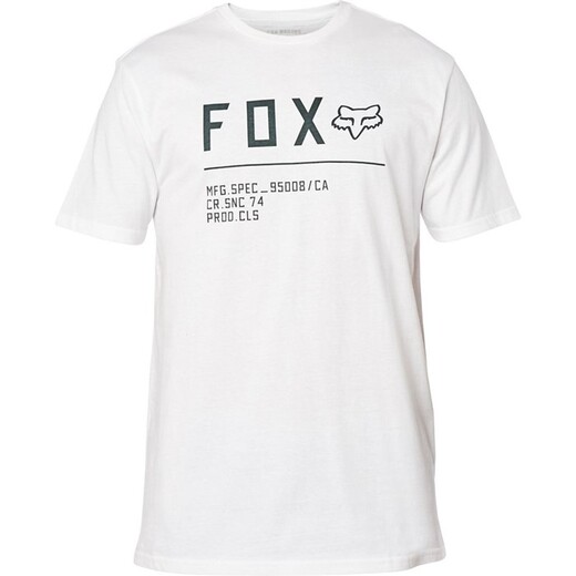 Футболка Fox Non Stop SS Premium Tee Взрослый, M, белый, 2020 (23709-190-M) pitbikemarket.ru
