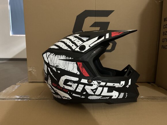 Мотошлем GRID RIVAL Black/Red Размер XL pitbikemarket.ru