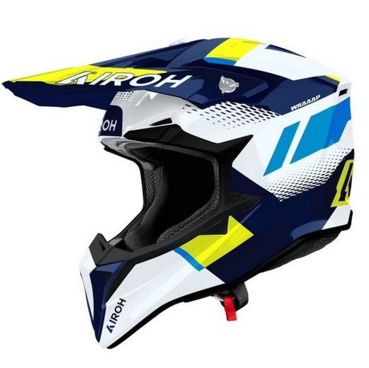 Шлем Airoh WRAAAP VISION Yellow/Blue Gloss, L pitbikemarket.ru