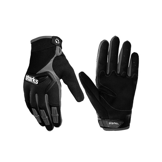 STARKS Перчатки для кросса Phoenix Kids Черный/Серый (L) pitbikemarket.ru