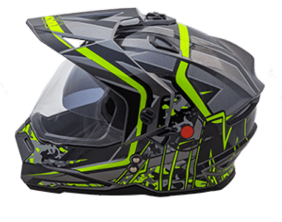 Шлем AiM JK802S Yellow/Grey/Black, L pitbikemarket.ru