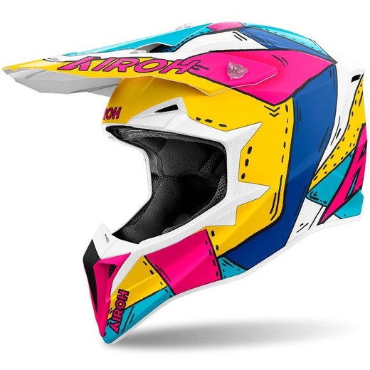Мотошлем Airoh WRAAAP PAINT Matt, S pitbikemarket.ru
