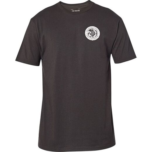 Футболка Fox Tread On SS Premium Tee Взрослый, S, черный, 2020 (26014-587-S) pitbikemarket.ru