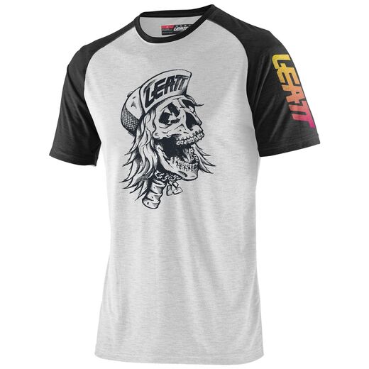 Футболка Leatt Core T-Shirt (2021) Взрослый, XL, белый, 2021 (5021800163) pitbikemarket.ru