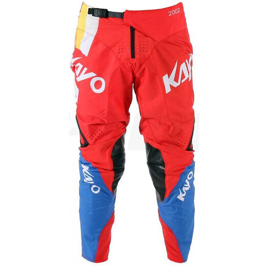 Брюки для мотокросса KAYO красные/синие    S pitbikemarket.ru