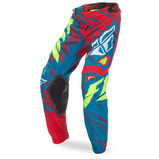 Брюки для мотокросса FLY RACING KINETIC RELAPSE голубые/красные (2017) 26" pitbikemarket.ru