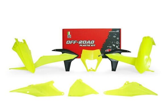Комплект пластика R-Tech KTM EXC / EXC-F/ XC-W / XCF-W 2020 (R-KITKTM-GF0-520) Hi-Vis желтый pitbikemarket.ru