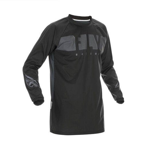 Футболка для мотокросса FLY RACING WINDPROOF черная     S pitbikemarket.ru