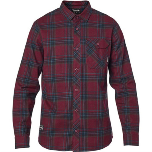 Рубашка Fox Gamut Stretch Flannel Cranberry, M, 2020 (23890-527-M) pitbikemarket.ru