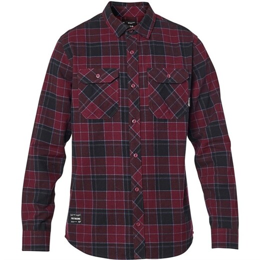 Рубашка Fox Traildust 2.0 Flannel Cranberry, L, 2020 (23826-527-L) pitbikemarket.ru