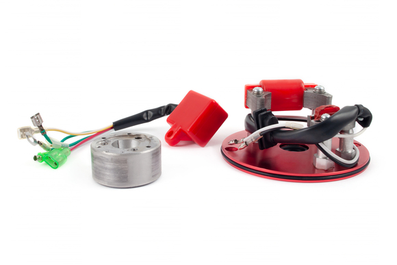 Спортивное роторное зажигание (cтатор + ротор) 125-160см3 (без света) тюнинг pitbikemarket.ru