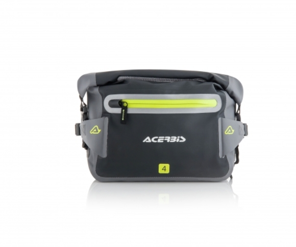 Сумка Acerbis водонепроницаемая на пояс 4л. BLACK/GREY pitbikemarket.ru