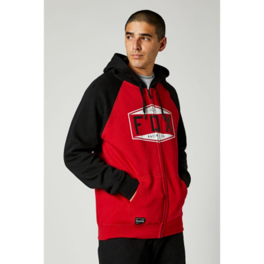 Толстовка Fox Emblem Zip Raglan Fleece Chili, M, 2021 (27650-555-M) pitbikemarket.ru