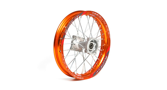 Обод 14" задний алюминий (1,85-R14 d=15mm) оранжевый pitbikemarket.ru