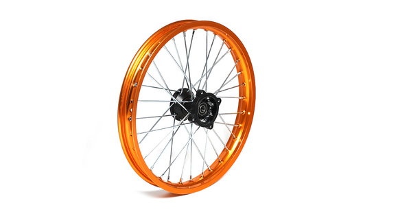 Обод 17" передний алюминий (1,60-R17 d=15mm) оранжевый pitbikemarket.ru