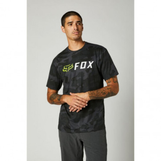 Футболка Fox Apex Camo SS Tech Tee Black Camo, L, 2021 (27924-247-L) pitbikemarket.ru