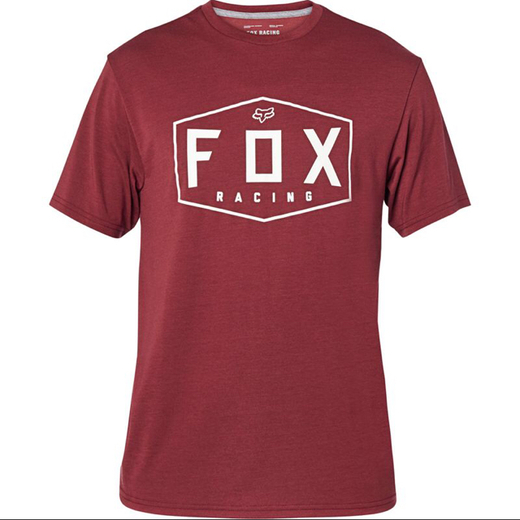 Футболка Fox Crest SS Tech Tee Cranberry, M, 2020 (25993-527-M) pitbikemarket.ru