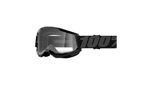 Очки 100% Strata 2 Goggle Black / Clear Lens (50027-00001) pitbikemarket.ru