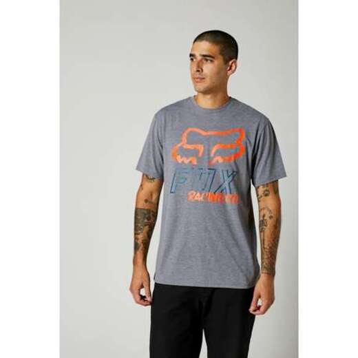 Футболка Fox Hightail SS Tech Tee Heather Graphite, L, 2021 (26973-185-L) pitbikemarket.ru