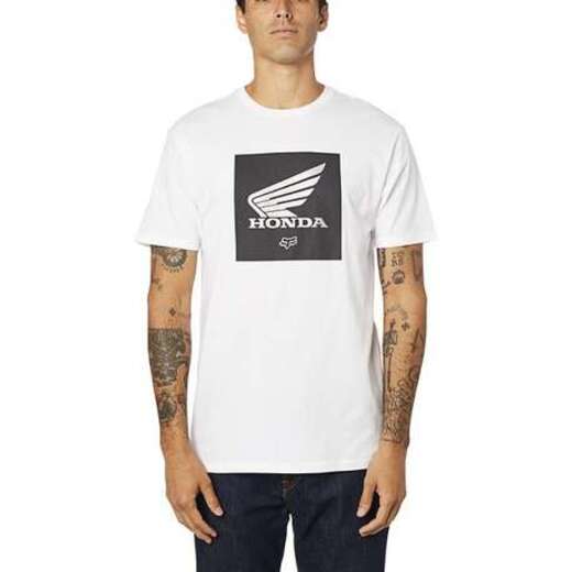 Футболка Fox Honda SS Premium Update White, S, 2020 (25995-190-S) pitbikemarket.ru