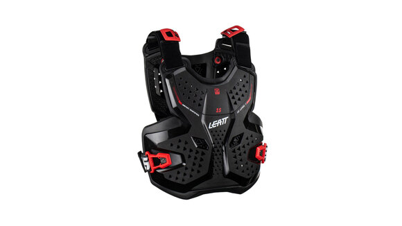 Защита панцирь подростковый Leatt Chest Protector 3.5 Junior (Black/Red, L/XL, 2024 (5023051000)) pitbikemarket.ru