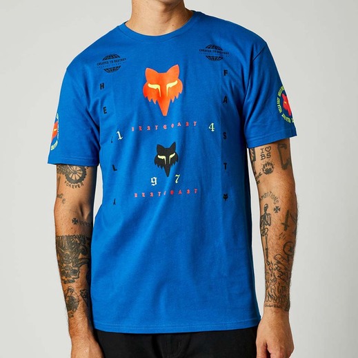 Футболка Fox Mawlr SS Premium Tee Royal Blue, M, 2021 (26958-159-M) pitbikemarket.ru