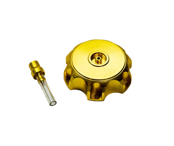 Пробка бензобака кросс CNC золото pitbikemarket.ru