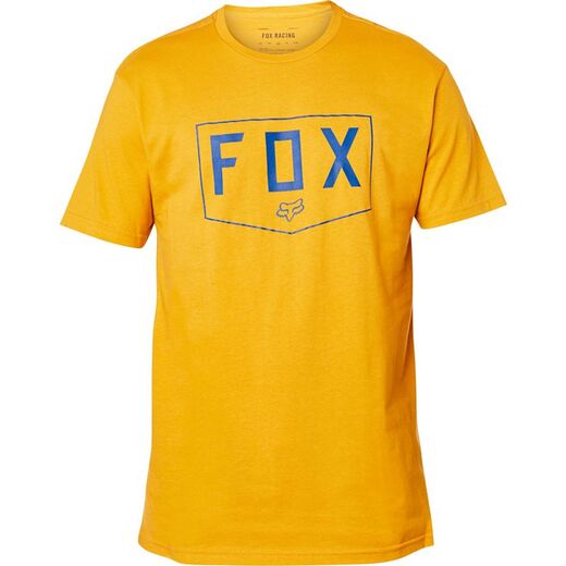 Футболка Fox Shield SS Premium Tee Mustard, L, 2020 (24429-440-L) pitbikemarket.ru