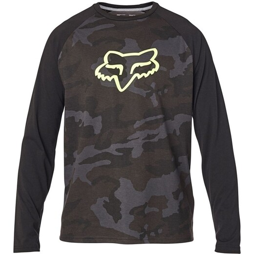 Футболка Fox Tournament LS Tech Tee Black Camo, S, 2020 (24764-247-S) pitbikemarket.ru