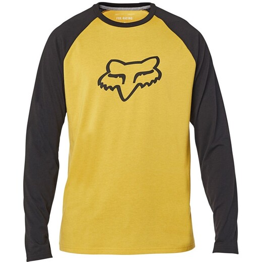 Футболка Fox Tournament LS Tech Tee Mustard, L, 2020 (24123-440-L) pitbikemarket.ru