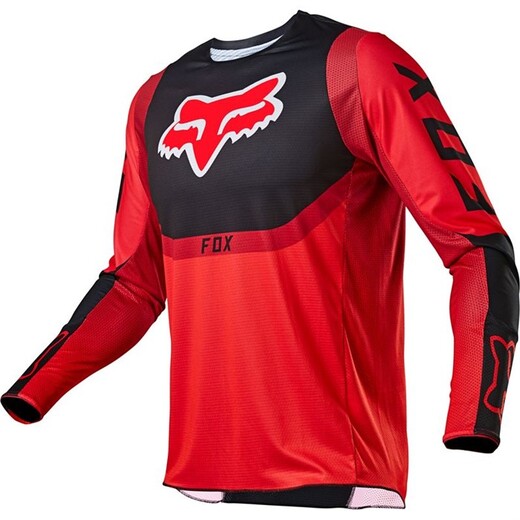 Мотоджерси подростковая Fox 360 Voke Youth Jersey (Flow Red, YM, 2021 (25860-110-YM)) pitbikemarket.ru