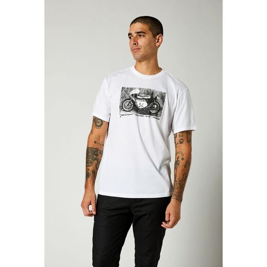 Футболка Fox Yoshimura Oversized SS Tee Optic White, XL, 2021 (26955-190-XL) pitbikemarket.ru