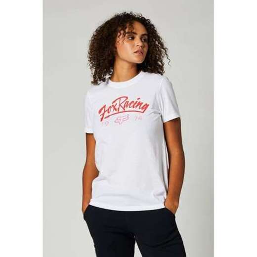 Футболка женская Fox Center Stage BF Tee White, L, 2021 (27163-008-L) pitbikemarket.ru